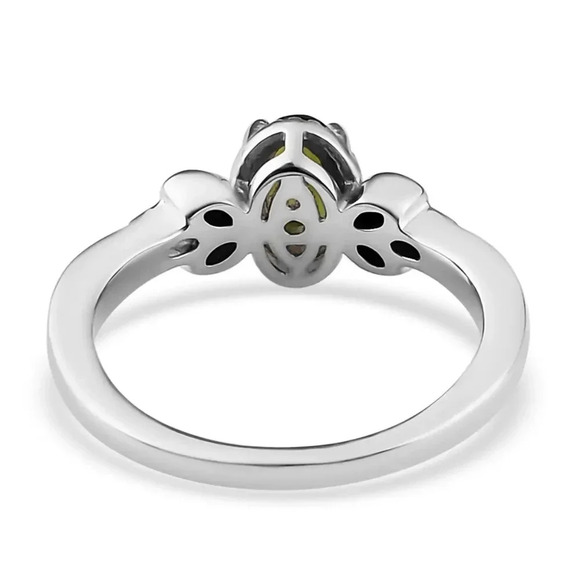 Premium Natural Chrome Tourmaline and Diamond Ring & Pendant Necklace Set - Picture 7 of 7